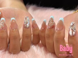 水色フレンチ☆