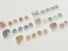 うるうるつやつや透け感クリア定額　フットジェルネイル　¥8500