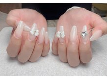 メオネイル(MEO NAIL)の雰囲気（チップ長さ出し2本パーツ）