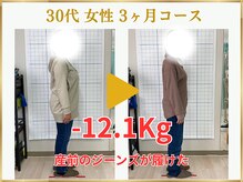 東広島あい整体院/産後のママさんダイエット実績