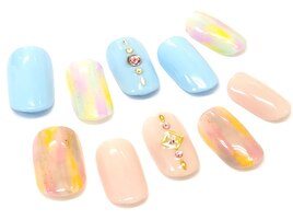 ワンカラー+スクラッチ