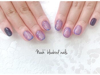 ノアブルーバードネイルズ(Noah' bluebird .nails)/ショートネイル♪ニュアンス