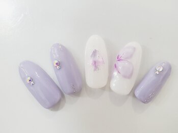 ビーケア 自由が丘店(B.care)/フラワーネイル￥6480