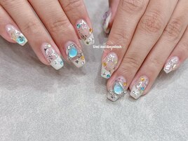 夏の個性派ネイル