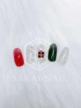 クリスマスネイル