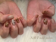 ナビ(NAVI)/バレンタインネイル