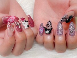 地雷ネイル/サンリオネイル