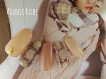アグニークリッシェ(Agunik Riche)/【チェックネイル】