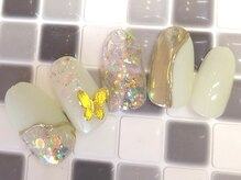 ネルフィーズ(NAILFY's)/ミラーとキラキラちょうちょ☆