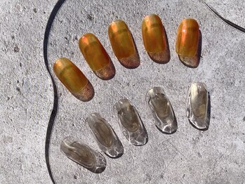 アイミーモア 国立店(aimer more)/ちぐはぐ☆アシンメトリーネイル