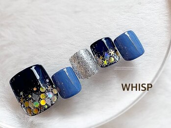 ウィスプ(WHISP)/グリッターホログラムフット