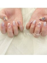 ツキネイル(TSUKI nail)/紫陽花ネイル