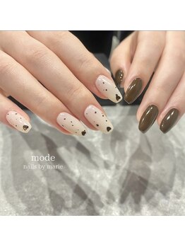 モード 千葉店(mode)/アシンメトリーネイル