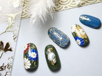 ネイル ビューティーマジック 葛西本店の写真/華やかなアートで指先に彩りを！長さ出しやスカルプもお任せ◎自分だけのネイルを楽しみましょう♪