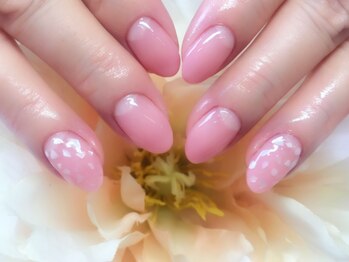 アイリッシュネイル 久屋大通店(Irish Nail)/ピンクグラデ×シェルネイル