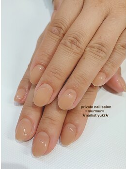 プライベート ネイルサロン マーマ(murmur)/ナチュラルワンカラー