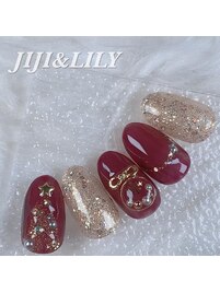 クリスマスネイル