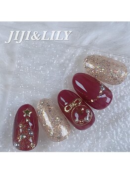 クリスマスネイル