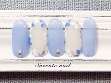 スエルテ ネイルサロン 北千住店/フラワーリースネイル ¥8000