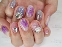 ネイルフロンティア 吉祥寺(NAIL FRONTIER)/フラワービジュー11980円