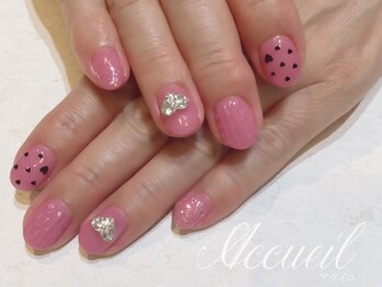 アクイユ 銀座店(ACCUEIL)/ピンク×ハート