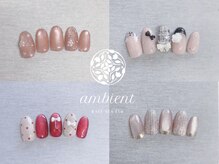 定額ネイルです♪毎月変わるデザインでカラー等も変更可能です◎