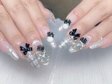 カナネイル(KANA.nail)/長さだしバレンタインネイル