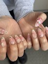 ワンホンチークネイル