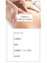 レイ(Lei)/ご来店～お帰りまでの流れ