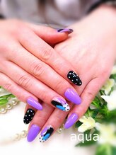 アイラッシュアンドネイルサロン アクア(aqua)/個性的なカラーもおまかせ！