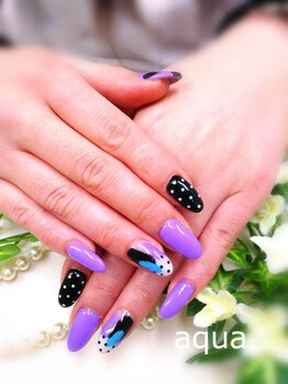アイラッシュアンドネイルサロン アクア(aqua)/個性的なカラーもおまかせ！
