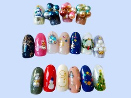 クリスマス1本アート