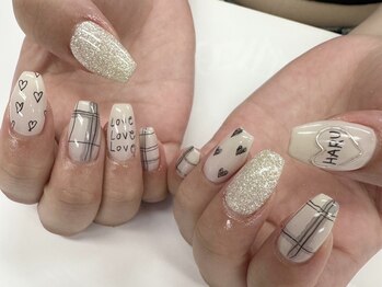 リット バイ セブンルックス 大宮東口店(Lit by 7LOOKS)/90分アート/8000/持ち込み