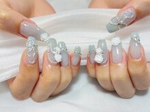 プティ アイビューティ 京橋店(peTiT eyebeauty)/ワンホン　バラ　韓国ネイル