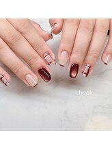 エンズネイル(O’s nail)/チェックネイル