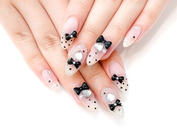 ガーリー☆リボンネイル