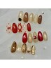 【季節限定】バレンタインネイル¥6000