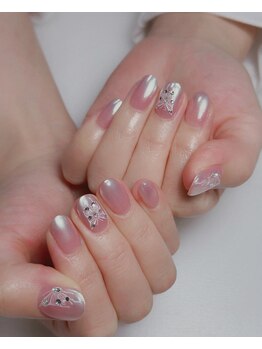 サムズアップネイル(thumbs up nail)/持ち込み6本アート