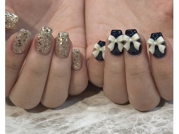 パーミル アイ アンド ネイル クマモト(permille ‰ eye&nail Kumamoto)/ガーリーネイル