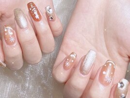 冬デザイン【雪の結晶ネイル】