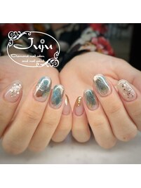 夏のニュアンスネイル