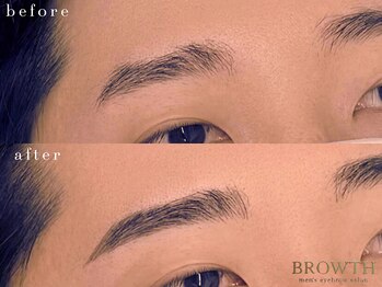 ブロウス 京橋店(BROWTH)の写真/《どんな眉が正解か迷っている方に◎》眉のお悩みをカバーし、第一印象を清潔感のある仕上がりへ。