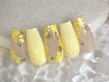 リュールネイル(lueur nail)/ミモザネイル