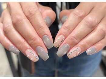 ネイル アヴァンス あべのルシアス店(Nail AVANCE.)/マグネットデザインkotona