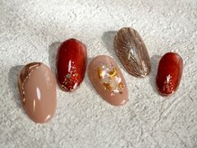 プールヴー☆オングル/秋ネイル