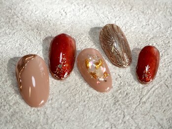 プールヴー☆オングル/秋ネイル