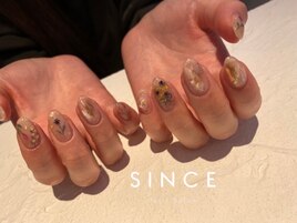 【パラジェル】　フラワーネイル