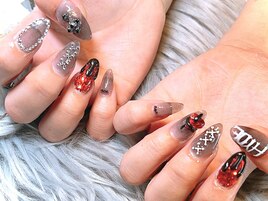 スカルプ推しネイル