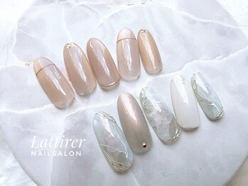 ラティレ 銀座(Lattirer)の写真/大人気の季節のアートネイル～ブライダルに人気のデザインや華やかなアートもご用意しております◎