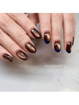 エンズネイル(O’s nail)/アシンメトリーネイル